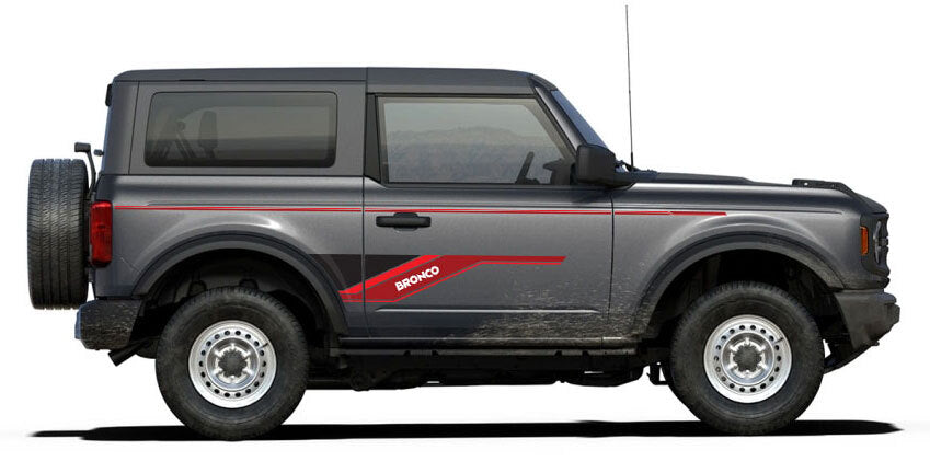 COOKTOWN BODY DECAL KIT : 2021+ FORD BRONCO (2-DOOR)