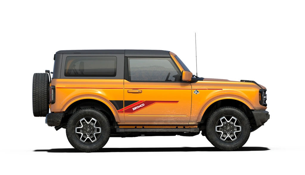 COOKTOWN BODY DECAL KIT : 2021+ FORD BRONCO (2-DOOR)