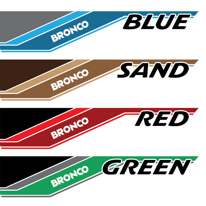 COOKTOWN BODY DECAL KIT : 2021+ FORD BRONCO (2-DOOR)