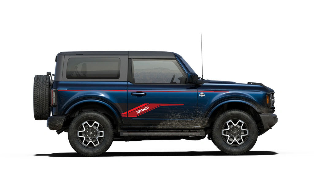 COOKTOWN BODY DECAL KIT : 2021+ FORD BRONCO (2-DOOR)