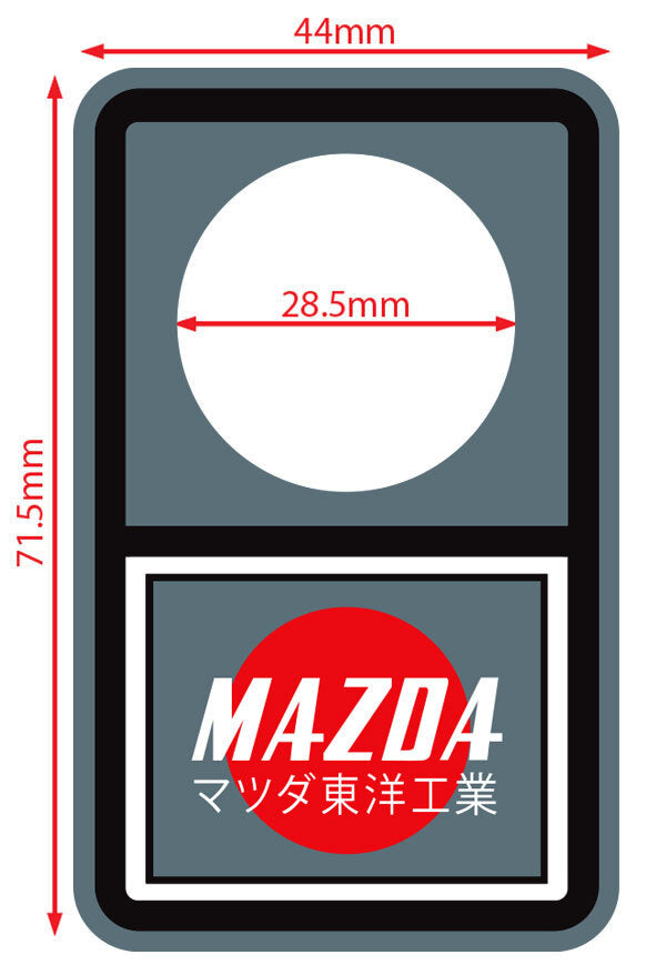 KEYHOLE SCRATCH GUARD SET (MAZDA)