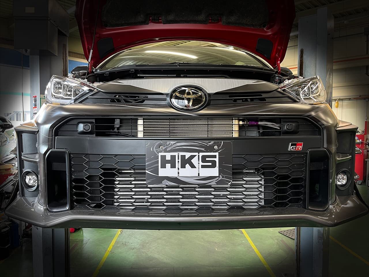 HKS S-TYPE ENGINE OIL COOLER KIT : TOYOTA GR-YARIS (GXPA16)