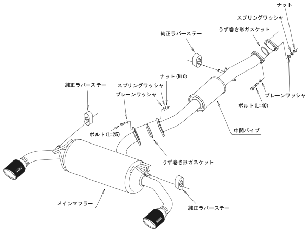 HKS LEGAMAX PREMIUM PERFORMANCE EXHAUST SYSTEM : TOYOTA GR YARIS (GXPA16)