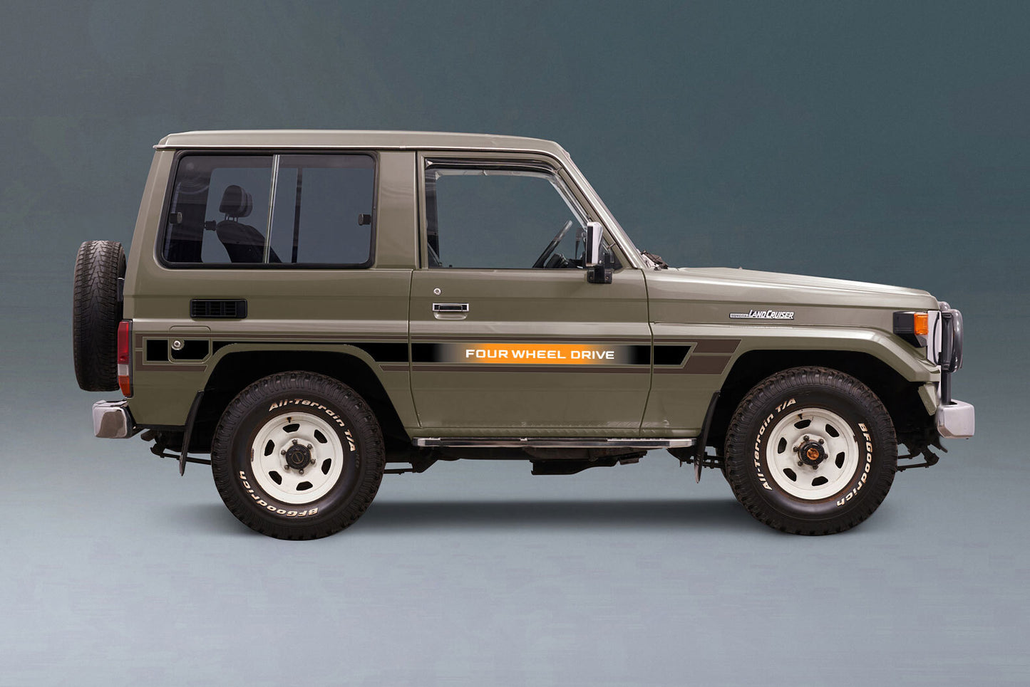 TALBOT BODY DECAL KIT : J70/J71/BUNDERA SWB LAND CRUISER