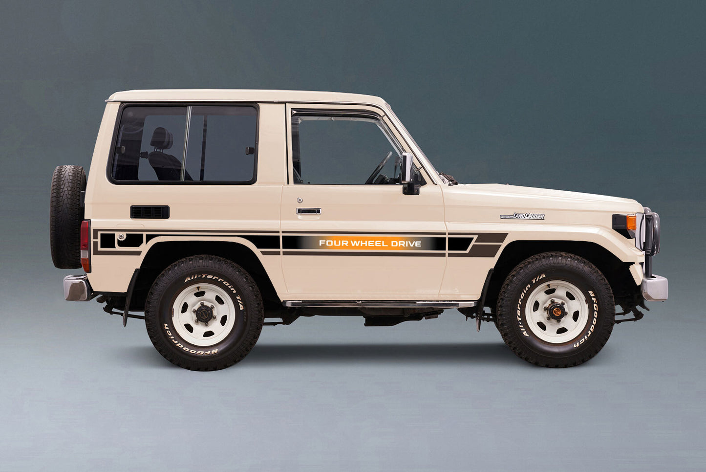 TALBOT BODY DECAL KIT : J70/J71/BUNDERA SWB LAND CRUISER