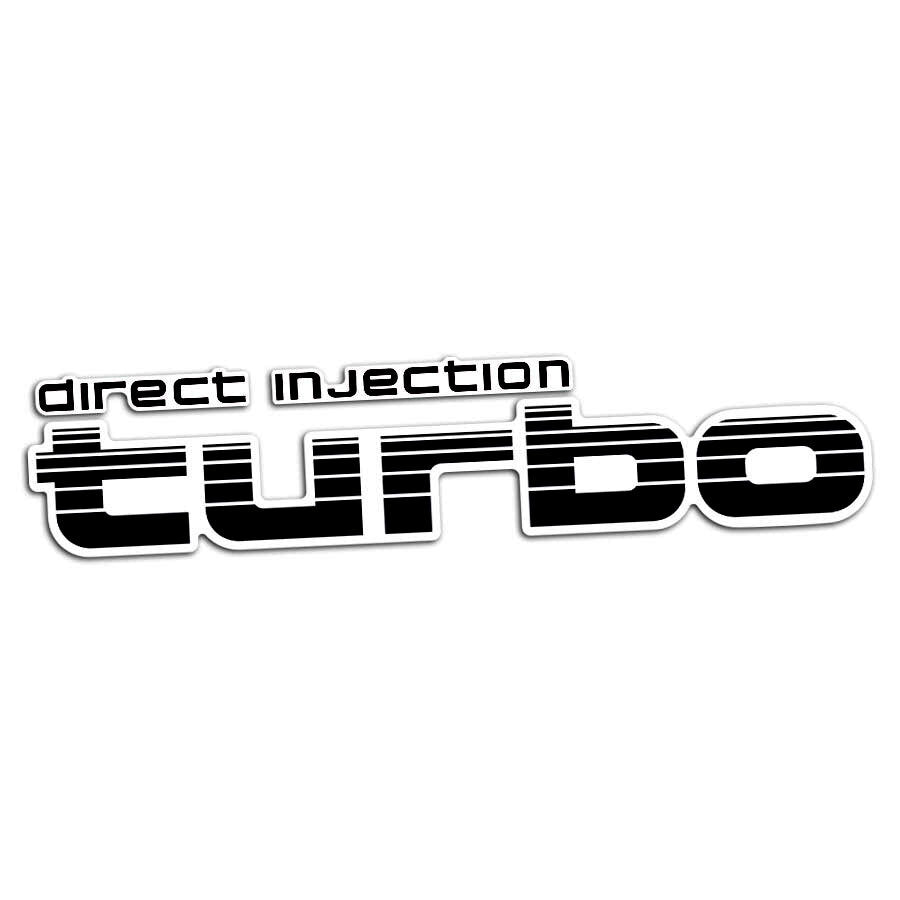 DIRECT INJECTION TURBO QTR-PANEL DECAL : 80-SERIES TOYOTA LAND CRUISER (BLACK)