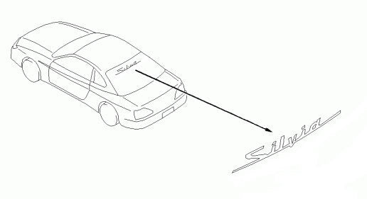 REAR WINDOW BANNER : NISSAN SILVIA (S15)