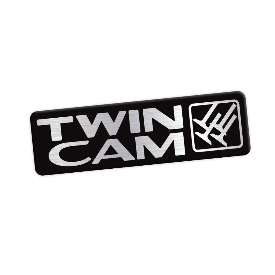 TWIN CAM RESIN-COATED GRILLE EMBLEM : 80-SERIES TOYOTA LAND CRUISER