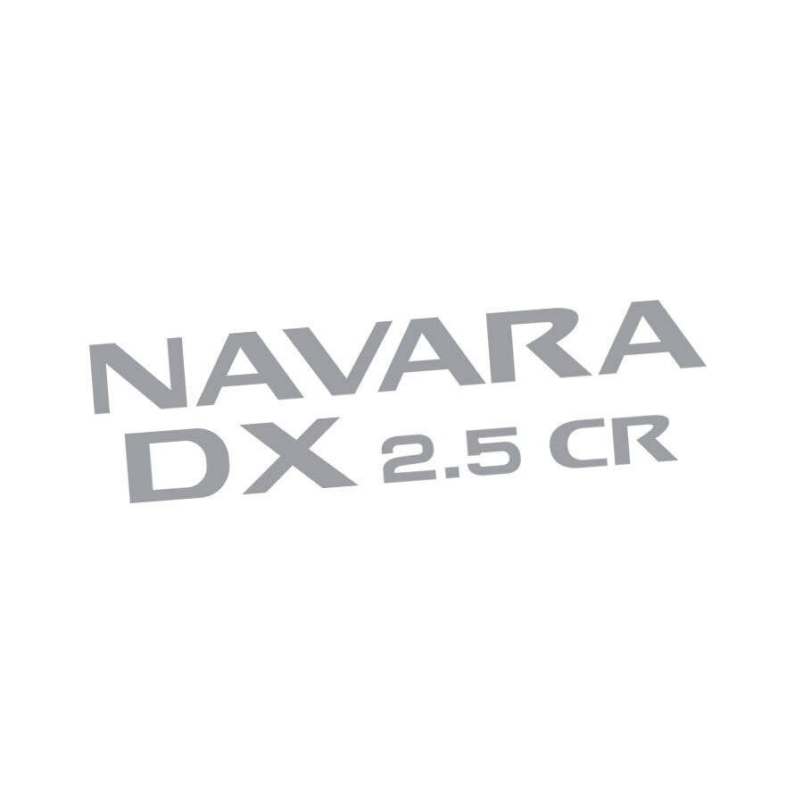 DX 2.5 CR DOOR DECAL : NISSAN NAVARA (D21/D22)