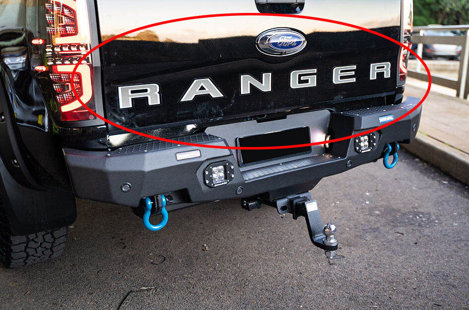 TAILGATE DECAL : FORD RANGER T6 PX3 WILDTRAK XLT (LIGHT VERSION)