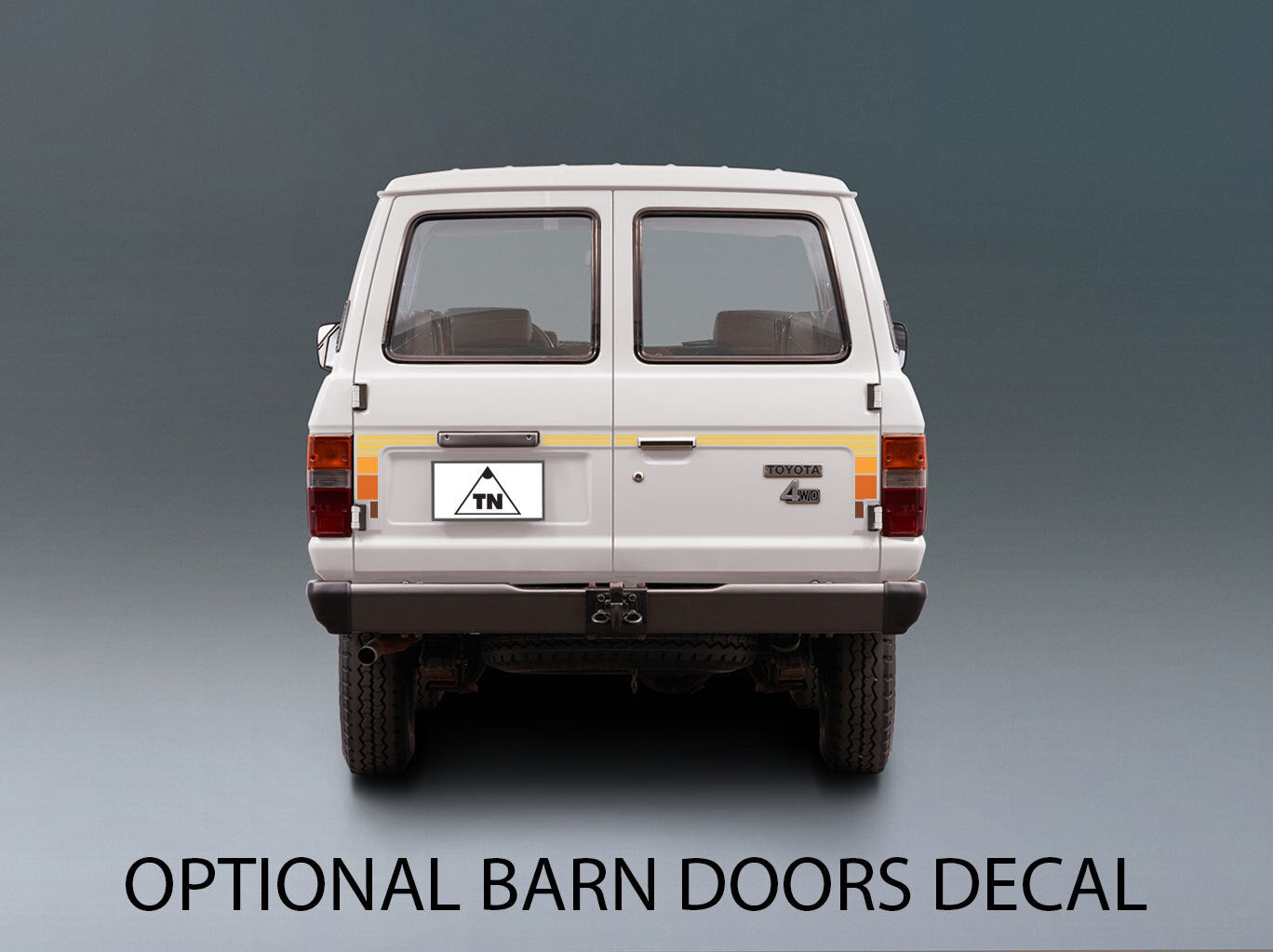 KIAH RIVER BODY DECAL KIT : TOYOTA LAND CRUISER 60-SERIES