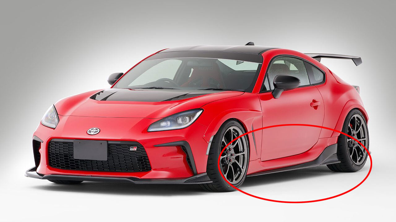 V-STYLE SIDE SKIRT SET : TOYOTA GR86 / SUBARU BRZ (2022+)