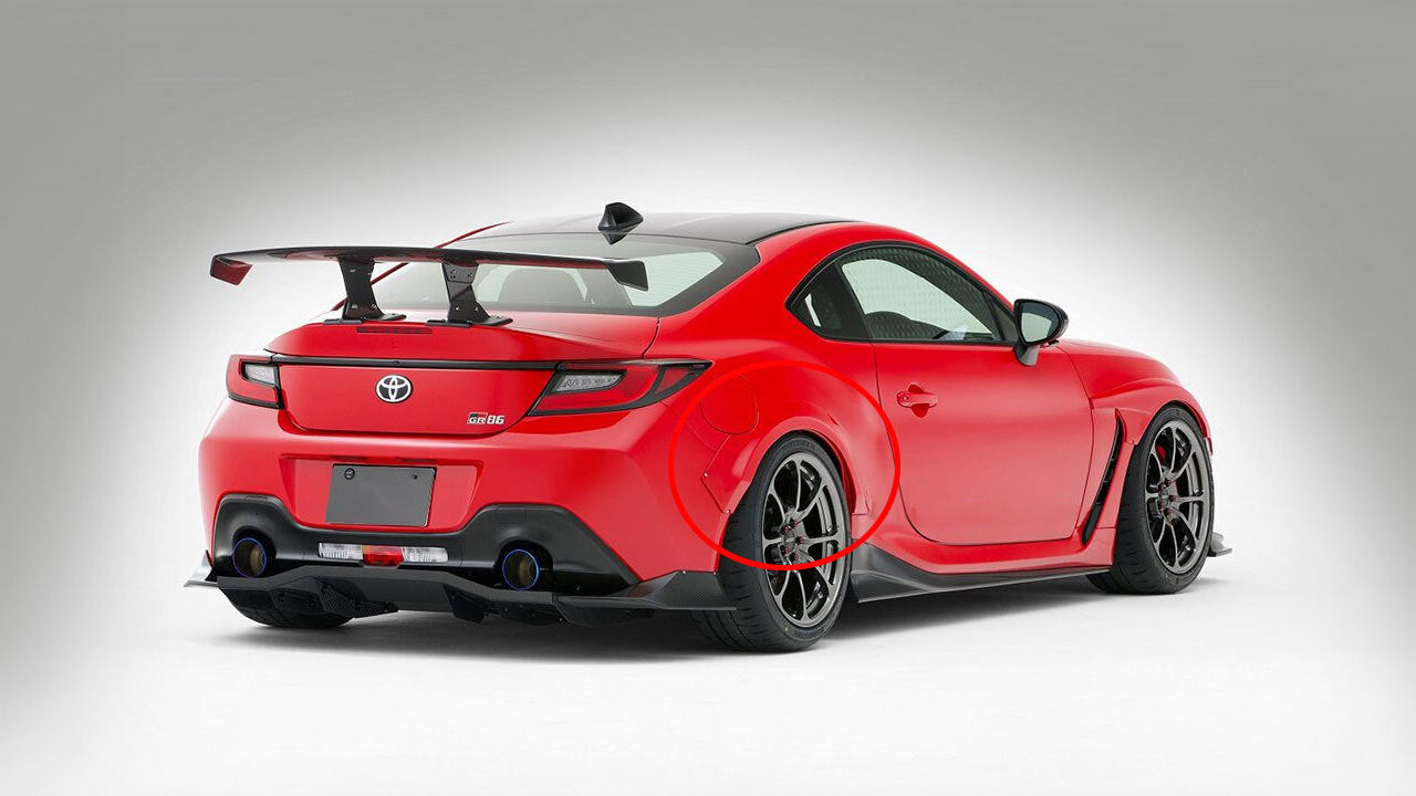 V-STYLE REAR FENDER FLARE SET : TOYOTA GR86 / SUBARU BRZ (2022+)
