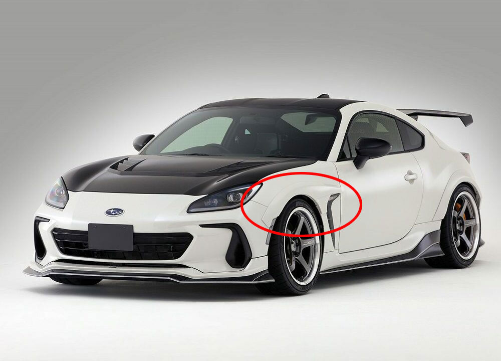 V-STYLE FRONT FENDER FLARE SET : TOYOTA GR86 / SUBARU BRZ (2022+)