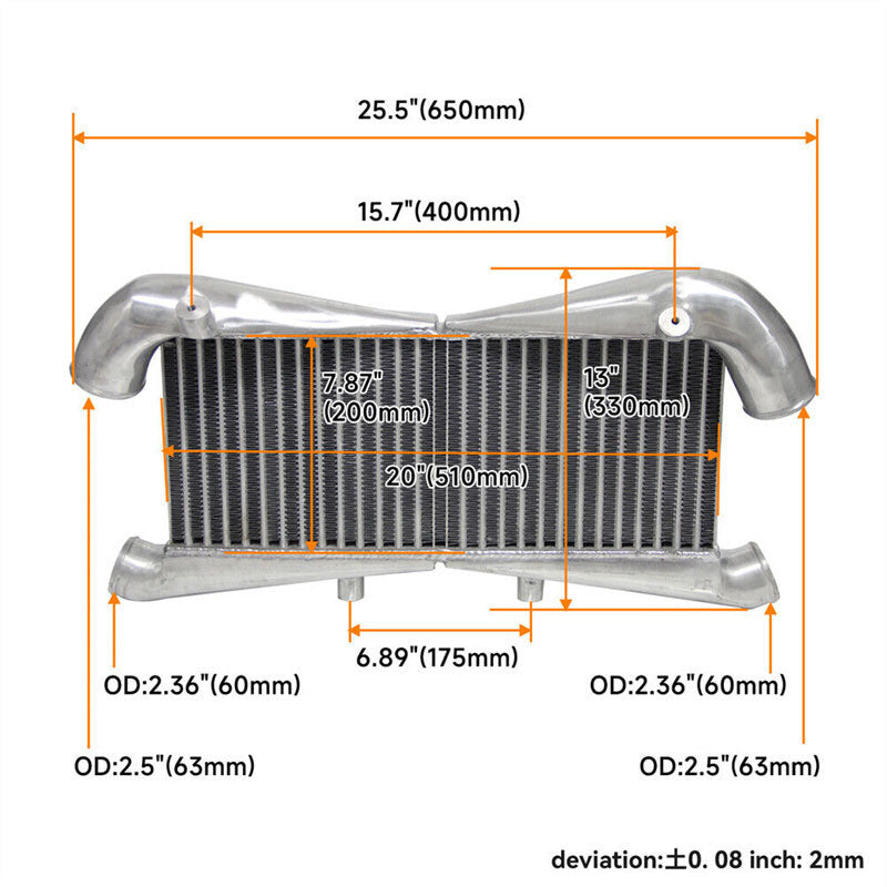 WONDER FRONT MOUNT INTERCOOLER KIT : NISSAN 300ZX (Z32)