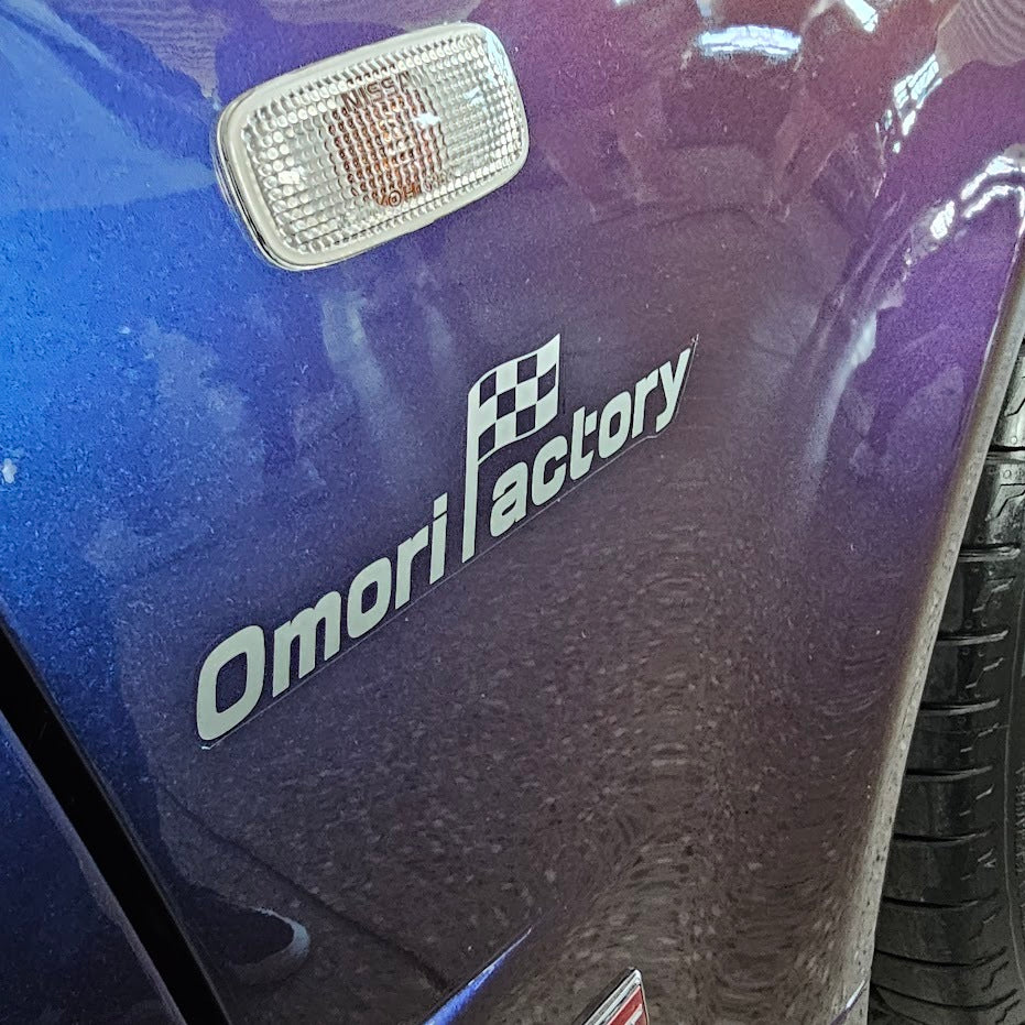 OMORI FACTORY FENDER DECAL : NISSAN SKYINE R34 (150mm)