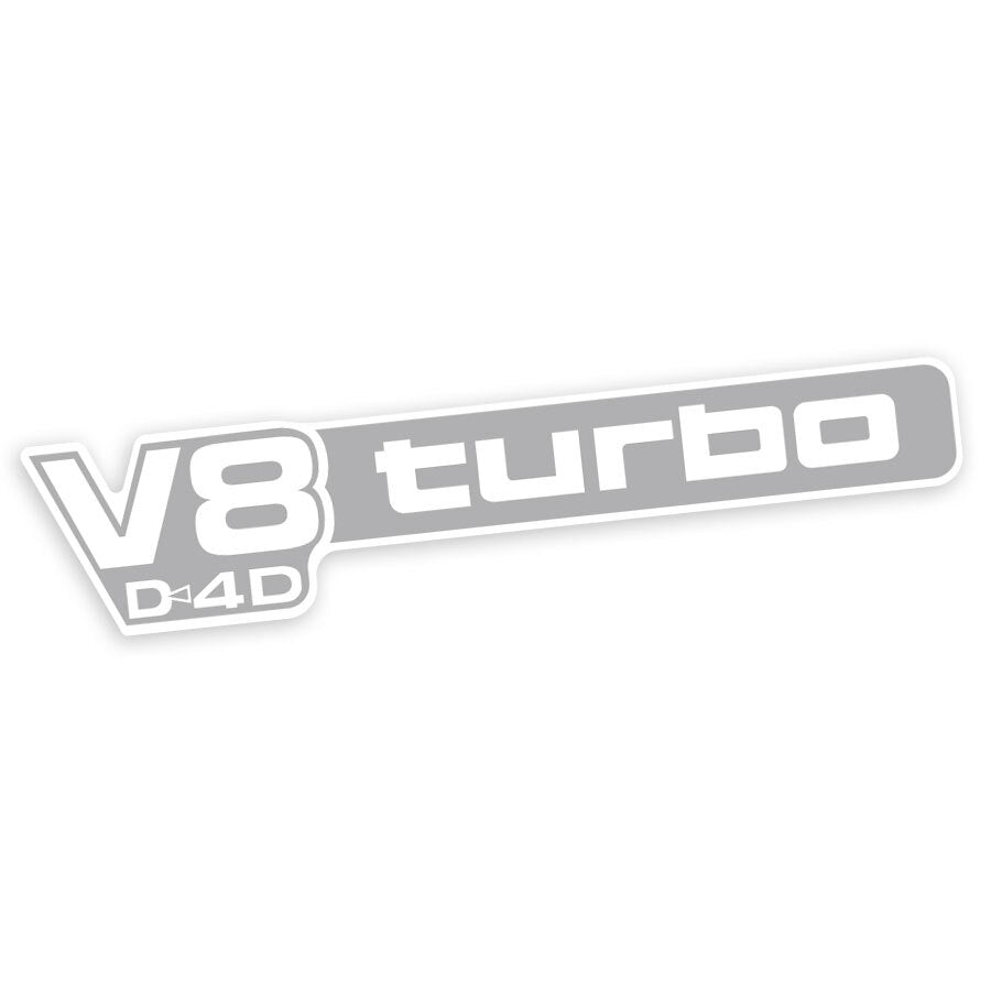 V8 D4D TURBO PILLAR DECAL : 70-SERIES LAND CRUISER