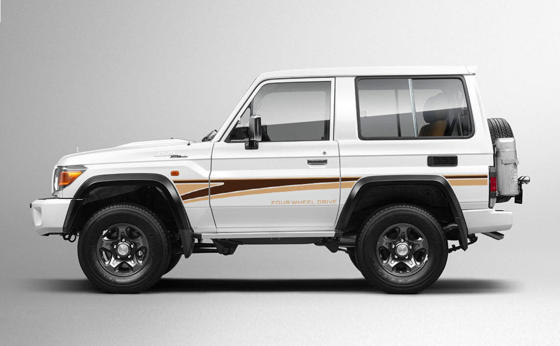 NARRABRI BODY DECAL KIT : TOYOTA LANDCRUISER LC71 (2023+)