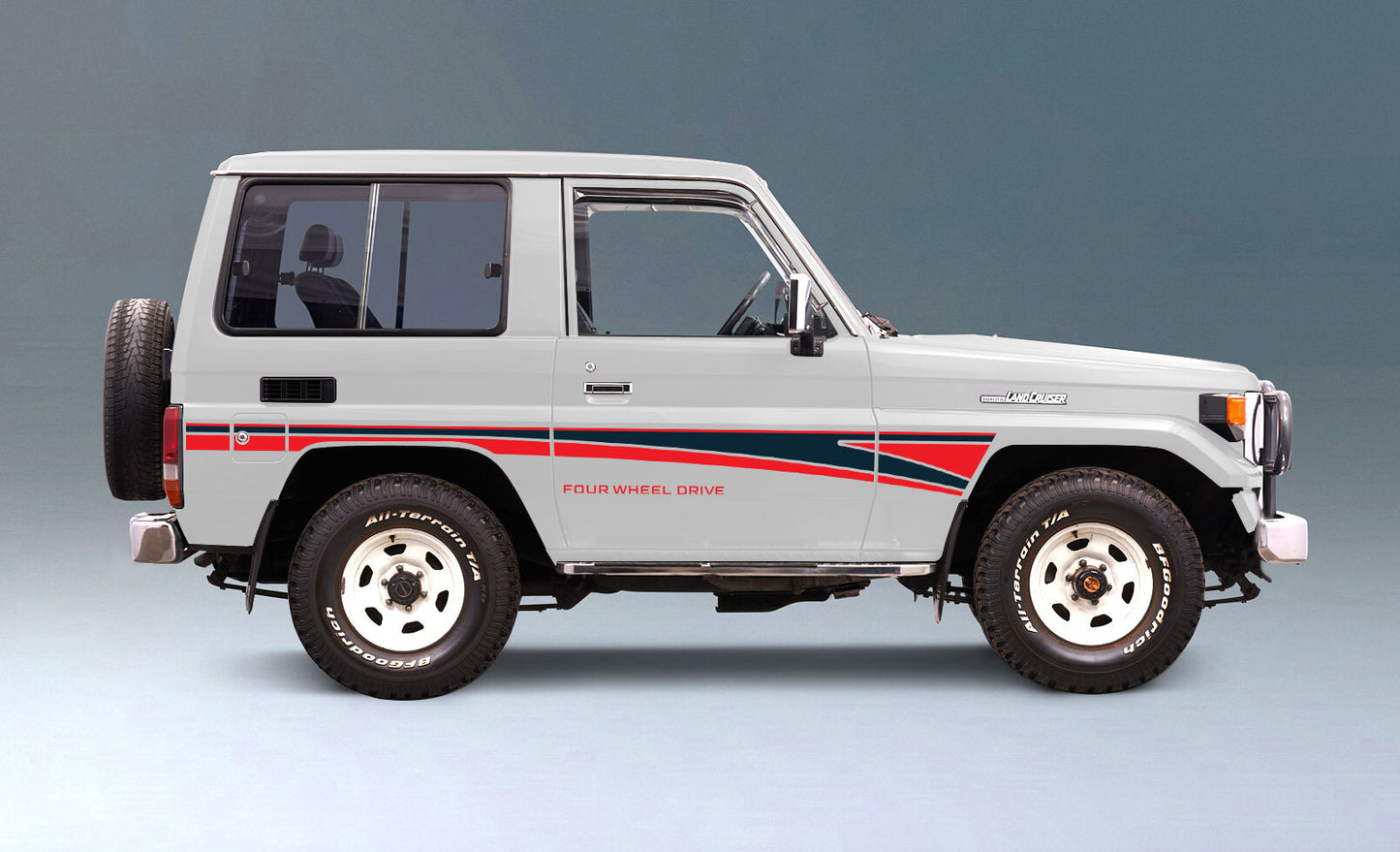 NARRABRI BODY DECAL KIT : BJ70/BJ71/BUNDERA SWB LAND CRUISER