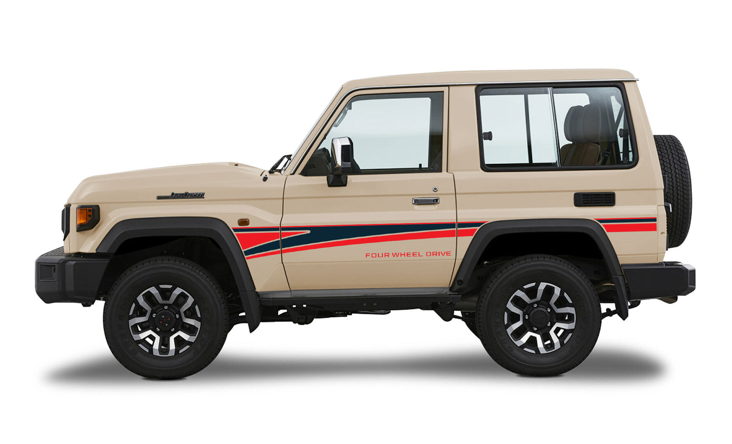 NARRABRI BODY DECAL KIT : TOYOTA LANDCRUISER LC71 (2023+)