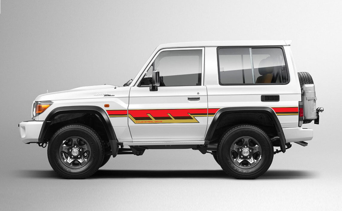 CALIFORNIA BODY DECAL KIT : TOYOTA LANDCRUISER LC71 (2023+)