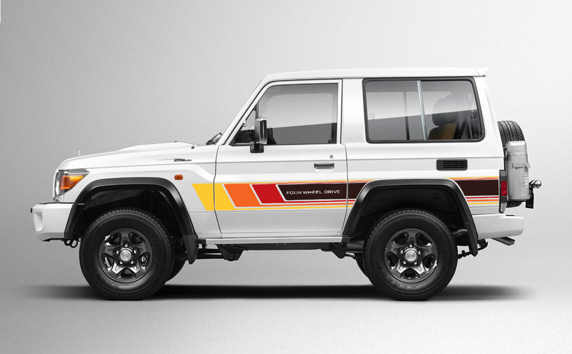 COBAR BODY DECAL KIT : TOYOTA LANDCRUISER LC71 (2023+)