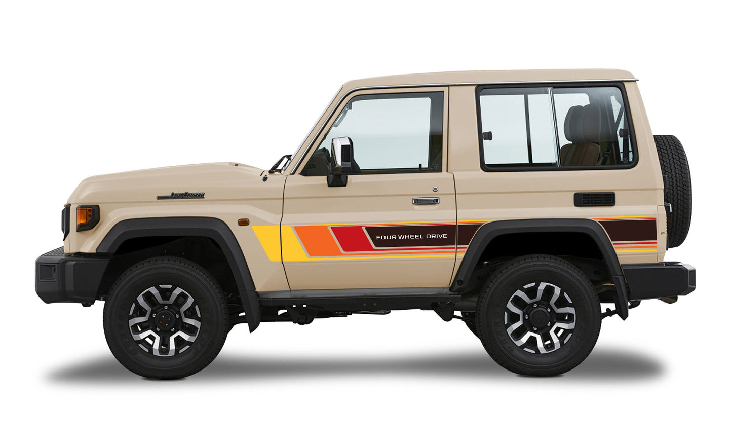 COBAR BODY DECAL KIT : TOYOTA LANDCRUISER LC71 (2023+)