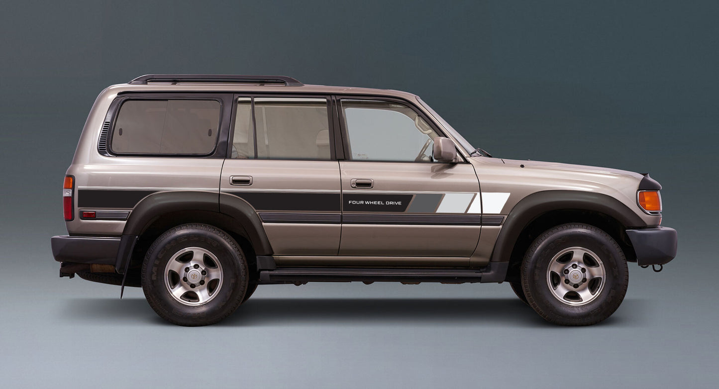 COBAR BODY DECAL KIT : 1994-1997 80-SERIES TOYOTA LAND CRUISER