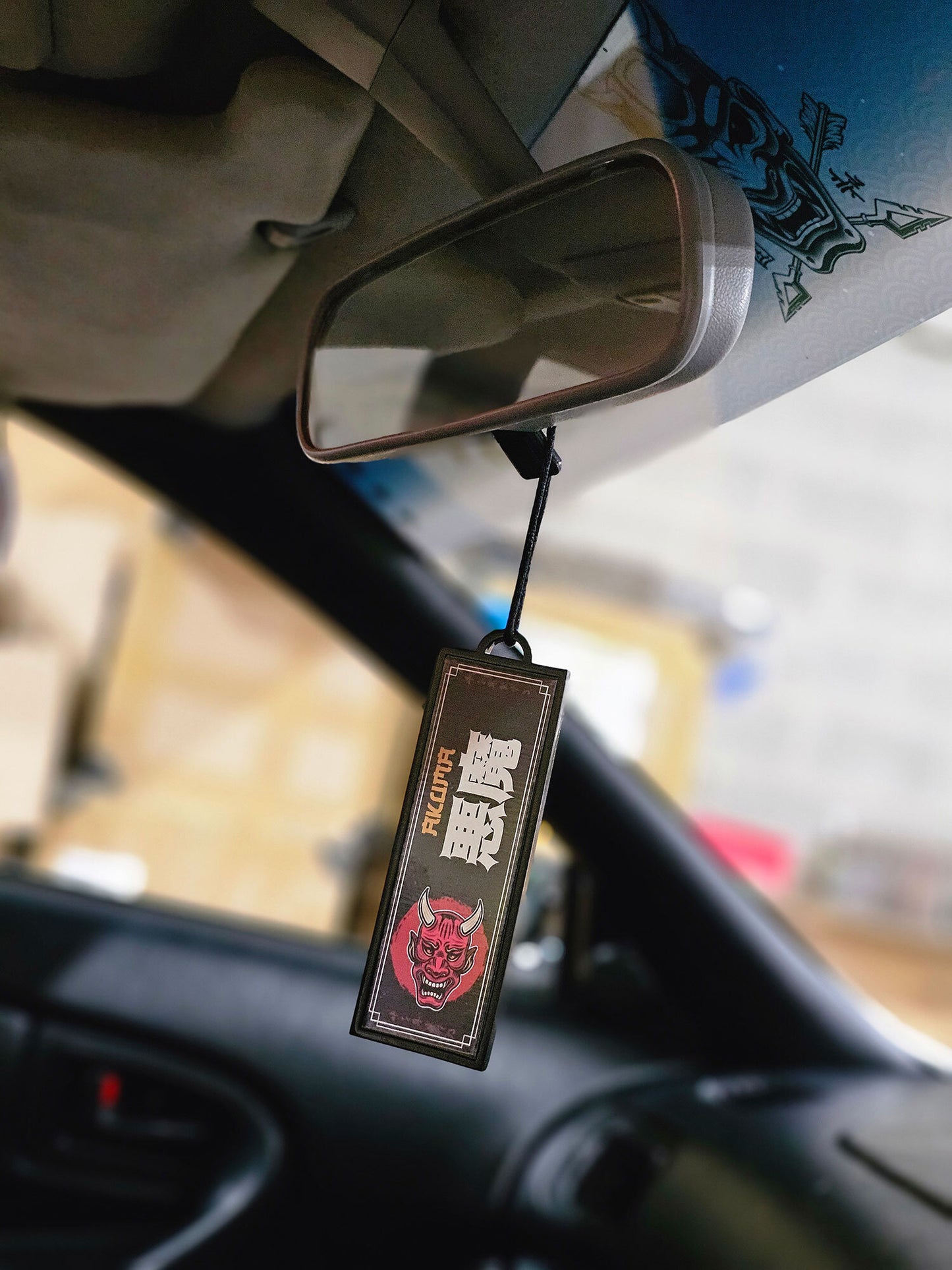 REAR VIEW MIRROR TALISMAN : FUJI BLOSSOM