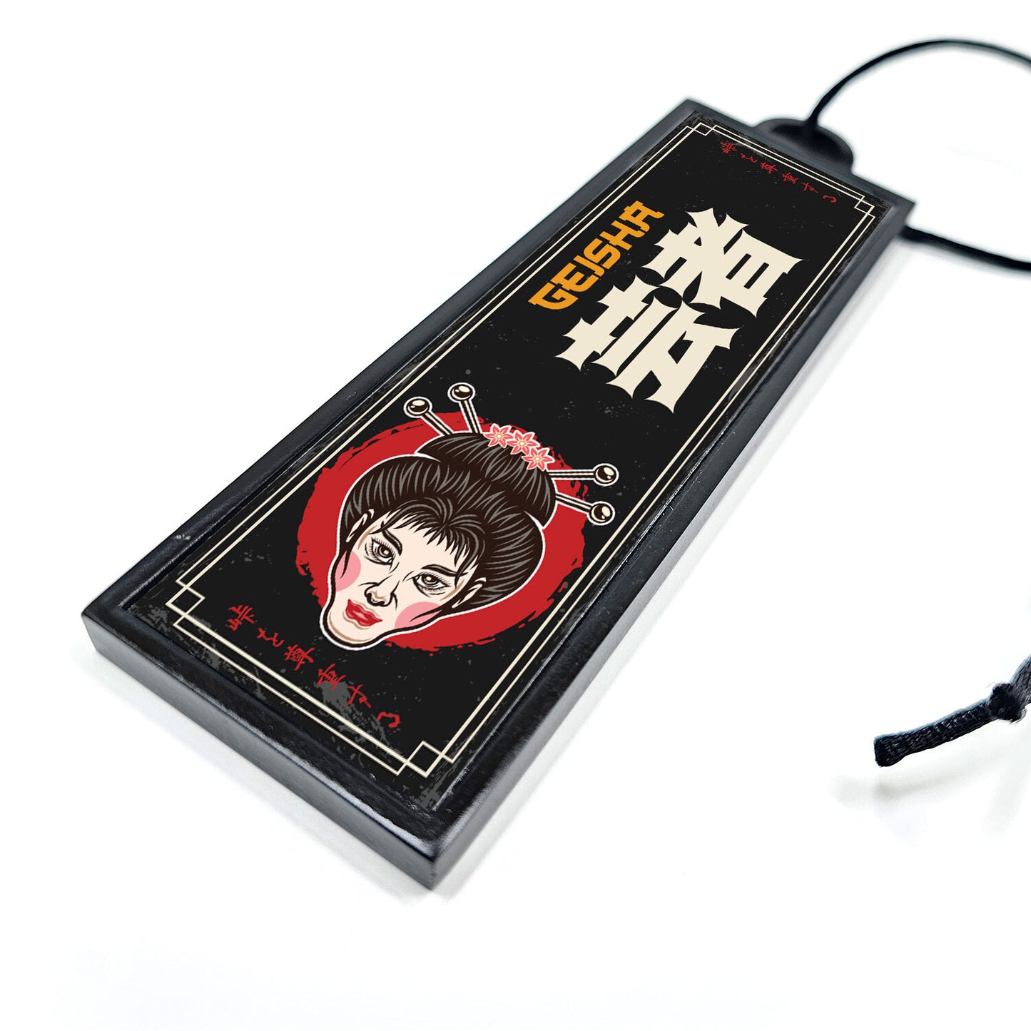 REAR VIEW MIRROR TALISMAN : GEISHA (VINTAGE-EDITION)
