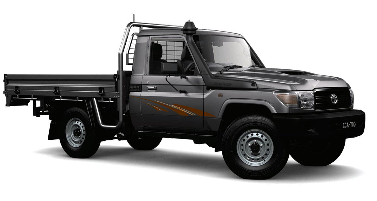 BUNDEENA BODY DECAL KIT : J75/J79-SERIES TOYOTA LAND CRUISER (SINGLE-CAB UTILITY)