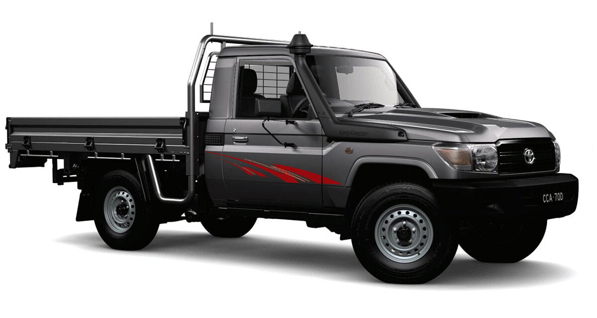 BUNDEENA BODY DECAL KIT : J75/J79-SERIES TOYOTA LAND CRUISER (SINGLE-CAB UTILITY)