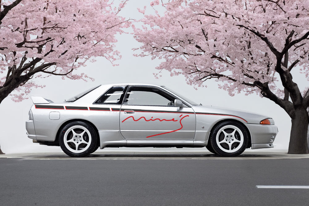 MINES INSPIRED NISSAN R32 SKYLINE BODY DECAL KIT