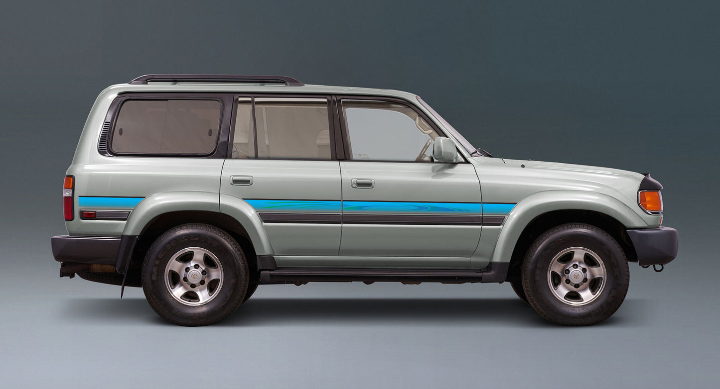 CULBURRA BODY DECAL KIT : 1994-1997 J80 TOYOTA LAND CRUISER (WAGON)