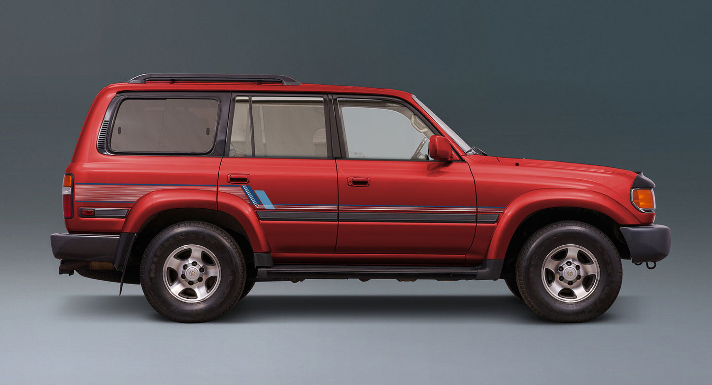 RAMSGATE BODY DECAL KIT : 1994-1997 J80 TOYOTA LAND CRUISER (WAGON)