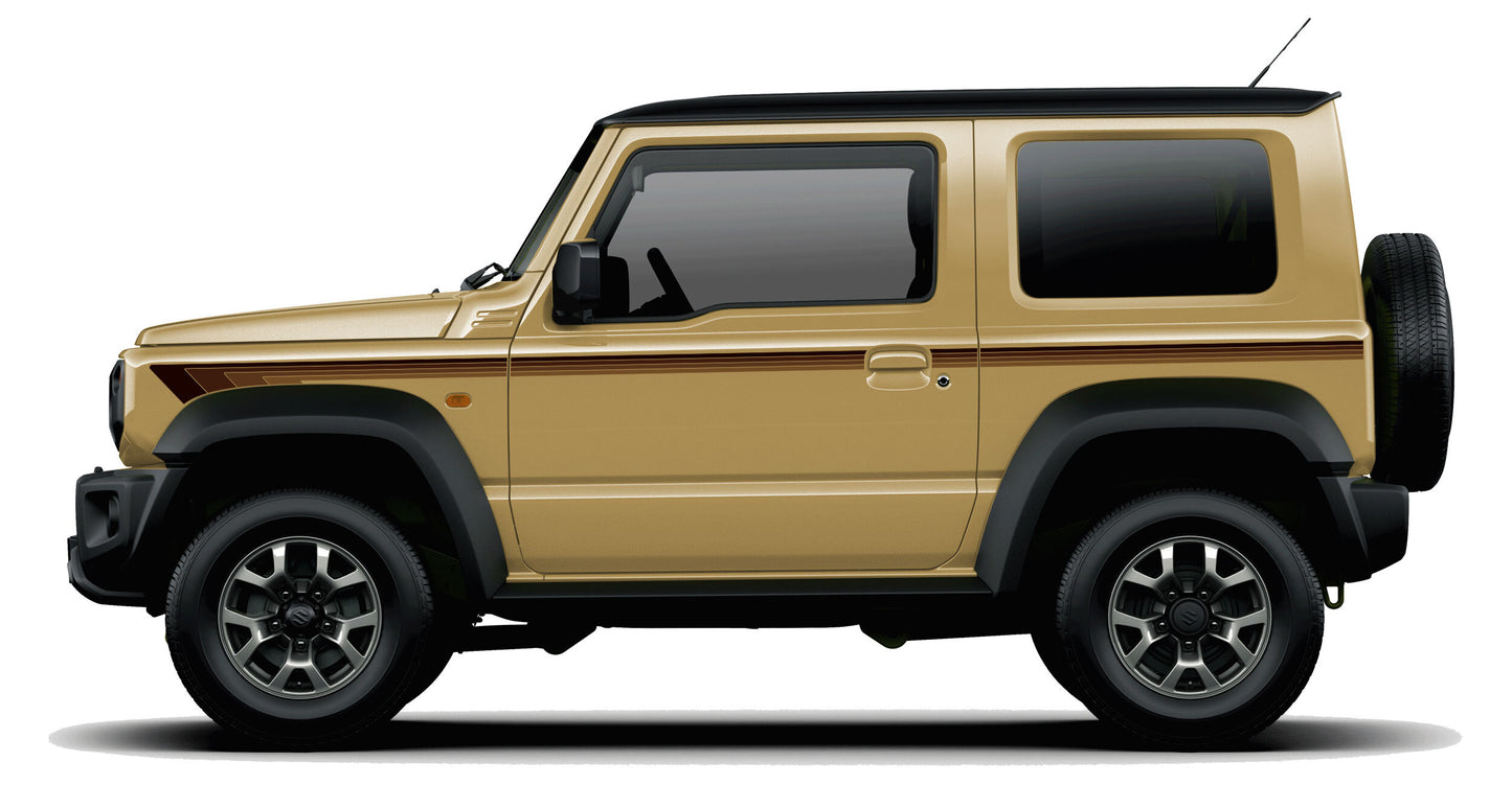 BROOME BODY DECAL KIT : SUZUKI JIMNY (JB64/JB74)