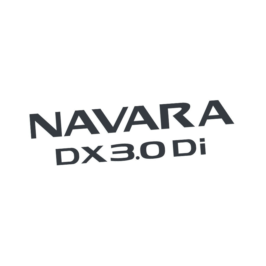DX 3.0 DI DOOR DECAL : NISSAN NAVARA (D21/D22)