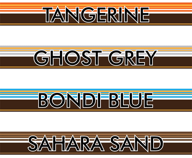 TARCUTTA BODY DECAL KIT : J75-SERIES TOYOTA LAND CRUISER (TROOP CARRIER)
