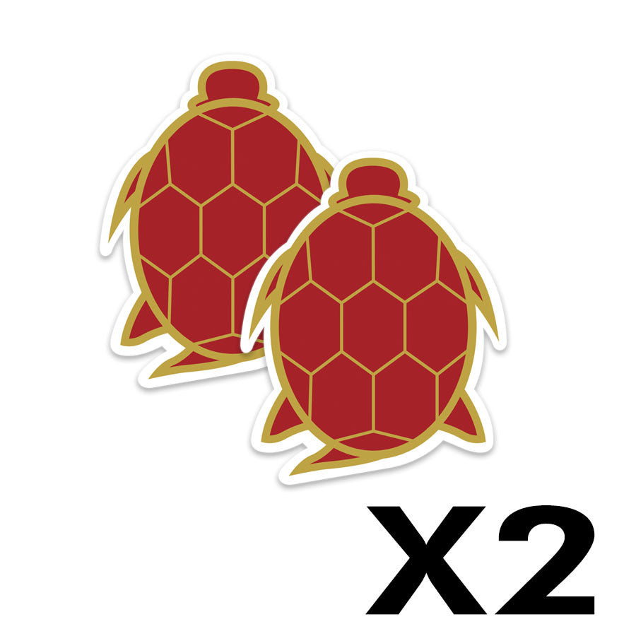 TOMMY KAIRA TURTLE STICKER x2