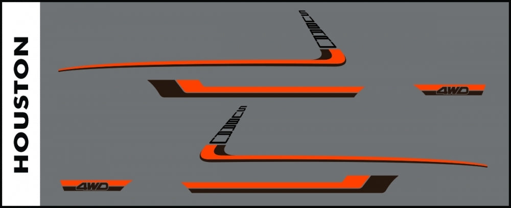 HOUSTON BODY DECAL KIT : SUBARU BRUMBY / BRAT