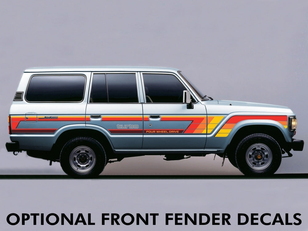 TWEED BODY DECAL  KIT : TOYOTA LAND CRUISER J60