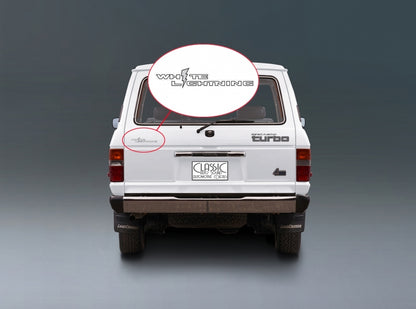 WHITE LIGHTNING BODY STRIPE KIT : TOYOTA LAND CRUISER 60-SERIES