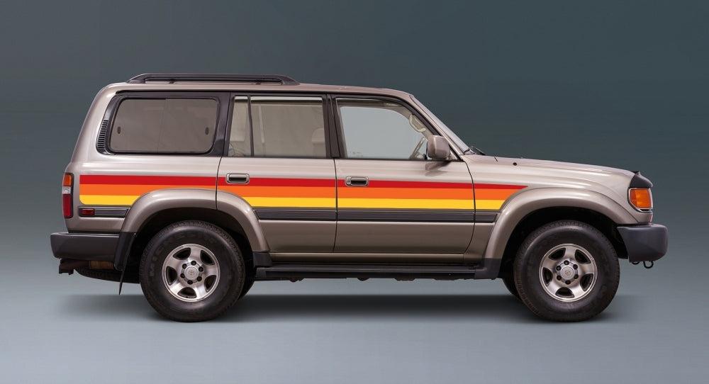 CASUARINA BODY DECAL  KIT : 1994-1997 J80 TOYOTA LAND CRUISER (WAGON)