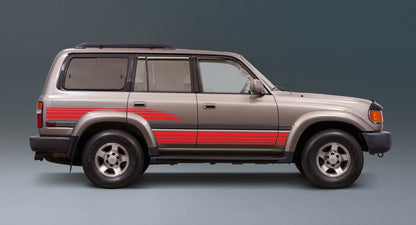MIAMI BODY DECAL  KIT : 1994-1997 J80 TOYOTA LAND CRUISER (WAGON)
