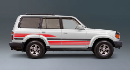 MIAMI BODY DECAL  KIT : 1994-1997 J80 TOYOTA LAND CRUISER (WAGON)