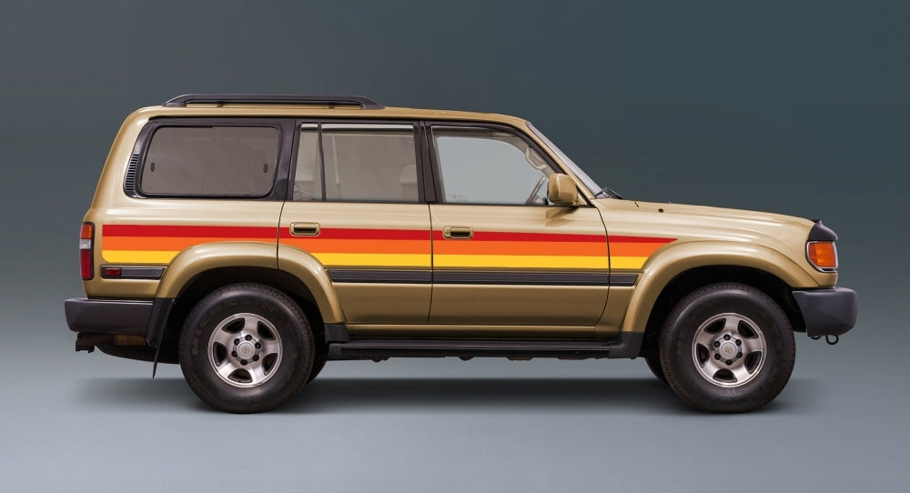 CASUARINA BODY DECAL  KIT : 1994-1997 J80 TOYOTA LAND CRUISER (WAGON)