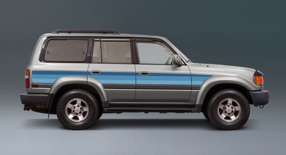CASUARINA BODY DECAL  KIT : 1994-1997 J80 TOYOTA LAND CRUISER (WAGON)