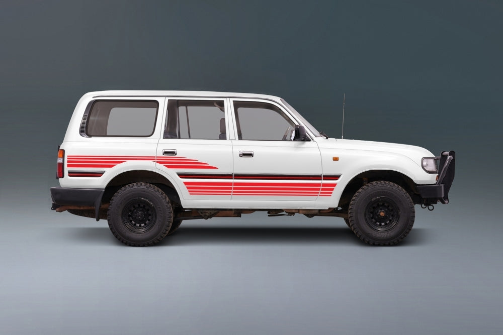 MIAMI BODY DECAL  KIT : 1990-1994 J80 TOYOTA LAND CRUISER (WAGON)