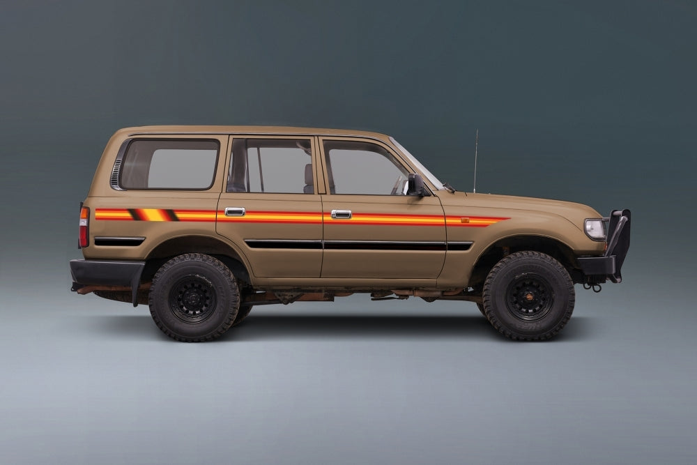 COOMA BODY DECAL  KIT : 1990-1994 J80-SERIES TOYOTA LAND CRUISER (WAGON)