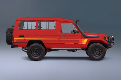 TWEED BODY DECAL  KIT : J75-SERIES TOYOTA LAND CRUISER (TROOP CARRIER)
